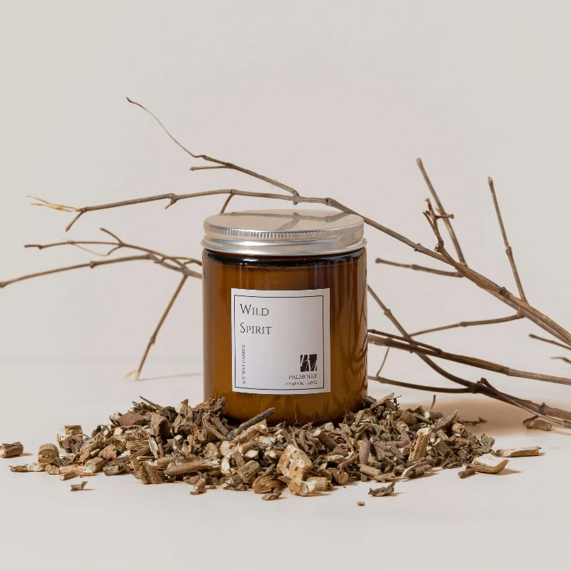 Organic Wild Spirit Soy Wax Candle Pure