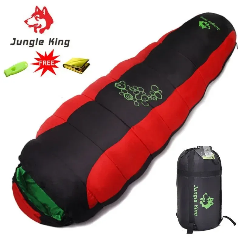 Carefully Designed Jungle King CY0901 4-Season Mummy Sleeping Bag – Waterproof Spliceable 220cm 0.85–1.85kg Contemporary
