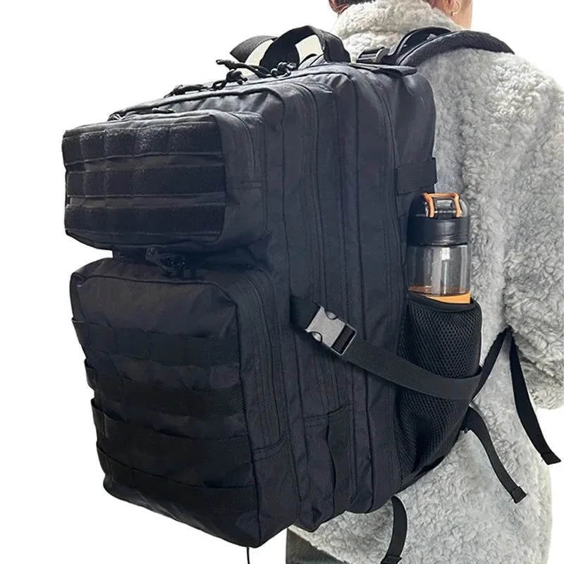Traditional Tactical Backpacks – 30L 50L Outdoor Rucksacks for Camping Hiking Trekking Fishing and Hunting with Bottle Holder Fashionable