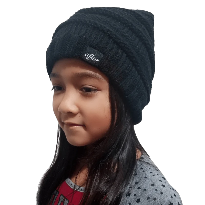 Durable Plush Winter Beanie Green