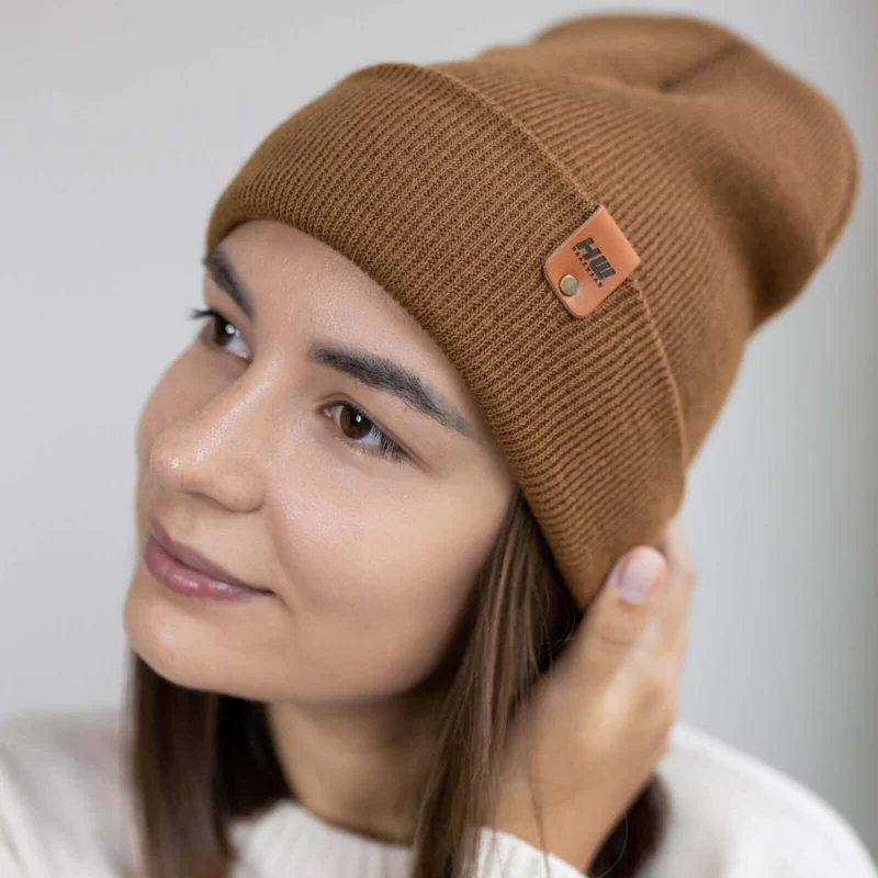Solid Cuffed Winter Beanie Eco-Friendly