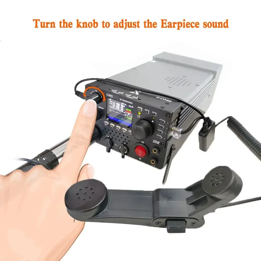 Clean XIEGU G90 G90S Handheld Microphone – H250 for Short Wave HF Transceiver Emergency Communication Professional