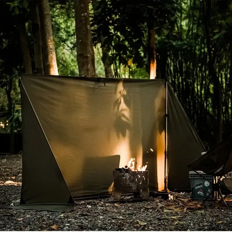 Stylish OneTigris Survivalist Heavy Duty Terylene Cotton Wind Tarp – BULLBAT T C Camping Tarp for Campfires and Outdoor Cooking Spaces Innovative