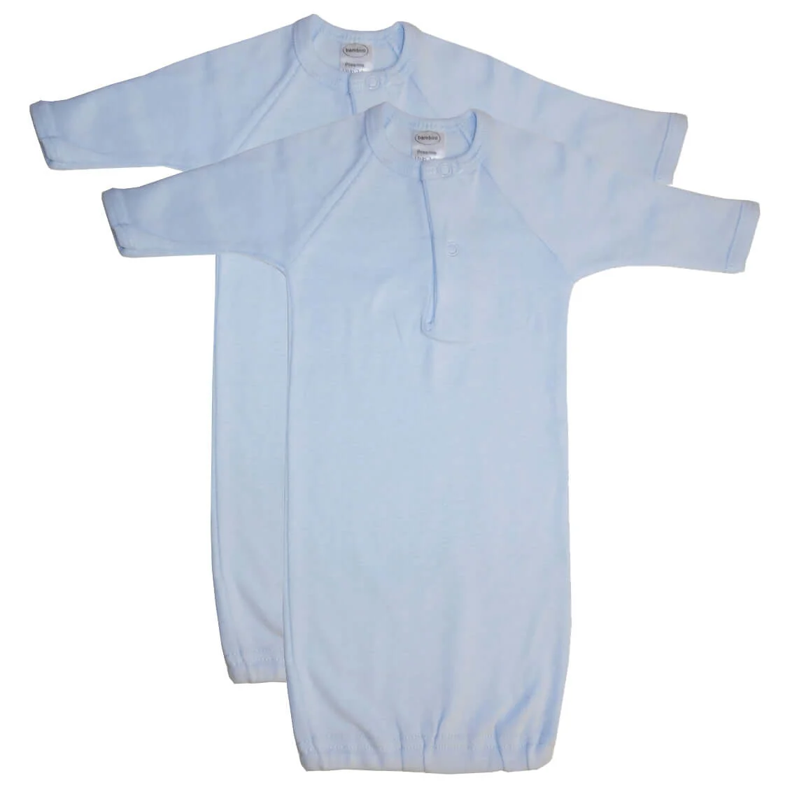 Secure Preemie Blue Gowns Trendy