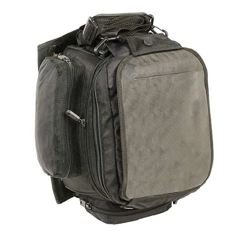 Fine Milwaukee Leather SH697 Black Large Textile 1680D Magnetic Motorcycle Tank Bag Selected