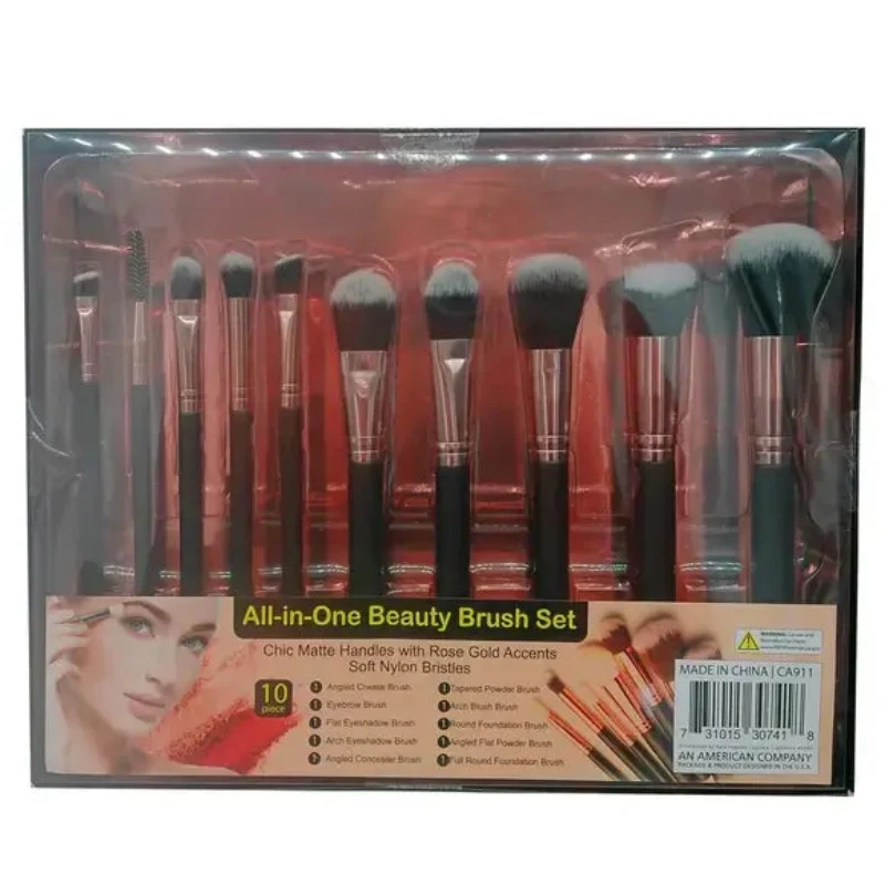 Superior Rose Gold Brush Set Relaxed