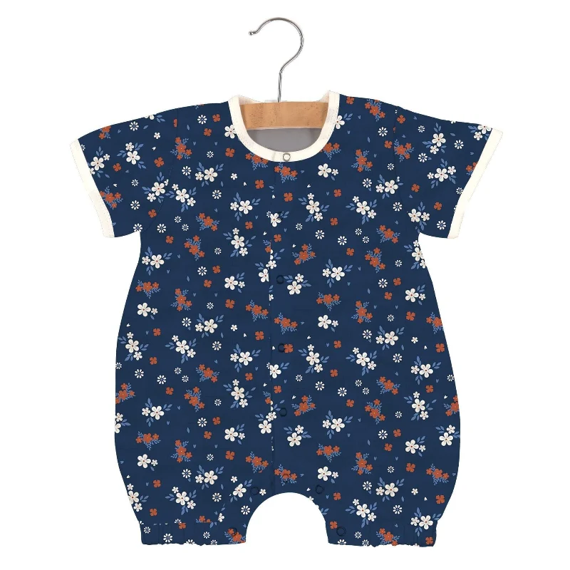 Sustainable Serenity Floral Romper Artisan