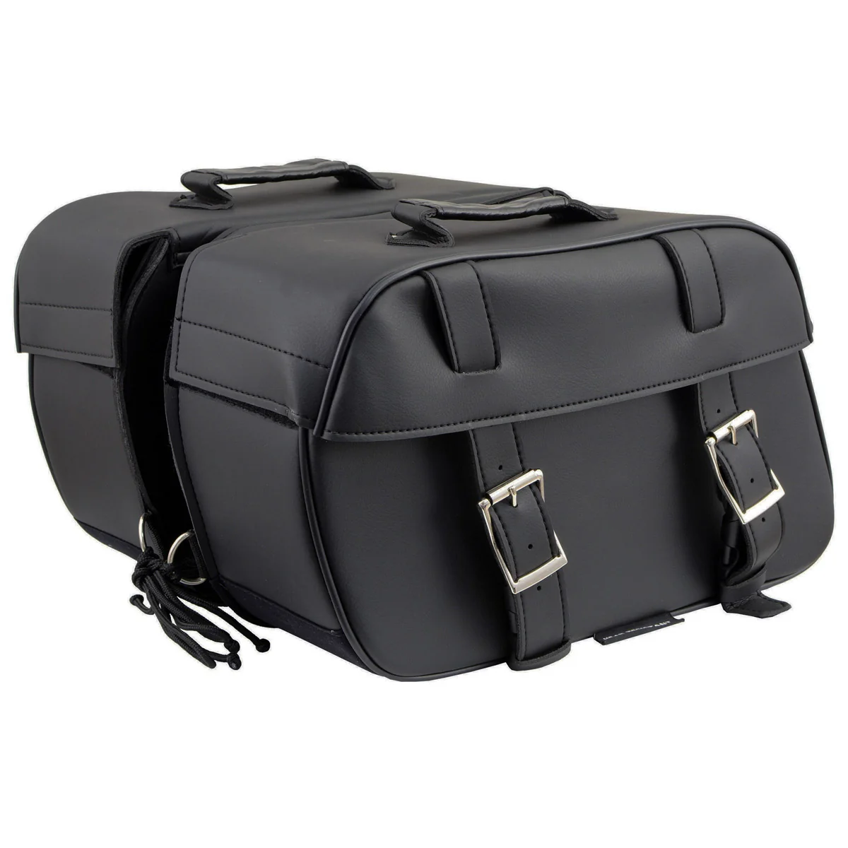 Original Milwaukee Leather SH57701 Black Medium PVC Zip-Off Motorcycle Saddlebag Environmentally Friendly
