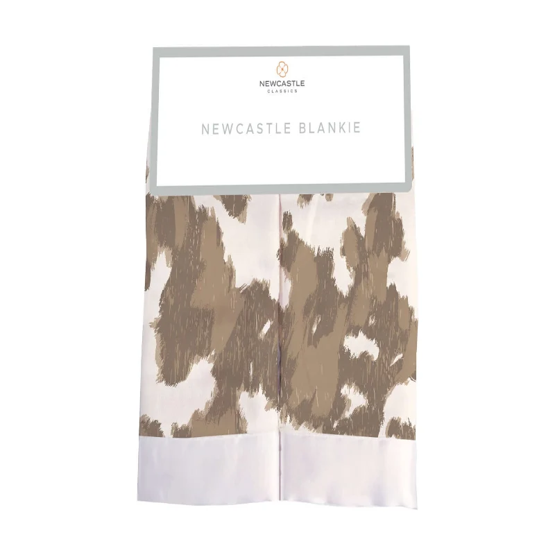 Reusable Cowhide Baby Blankie Smooth