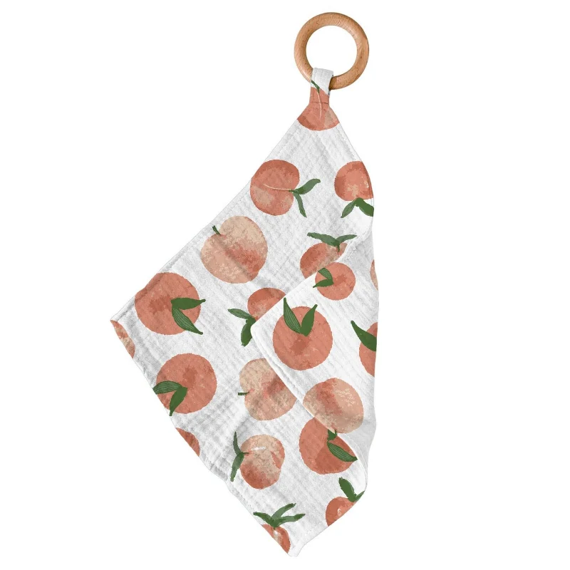 Genuine Carnelian Peaches Teether Secure