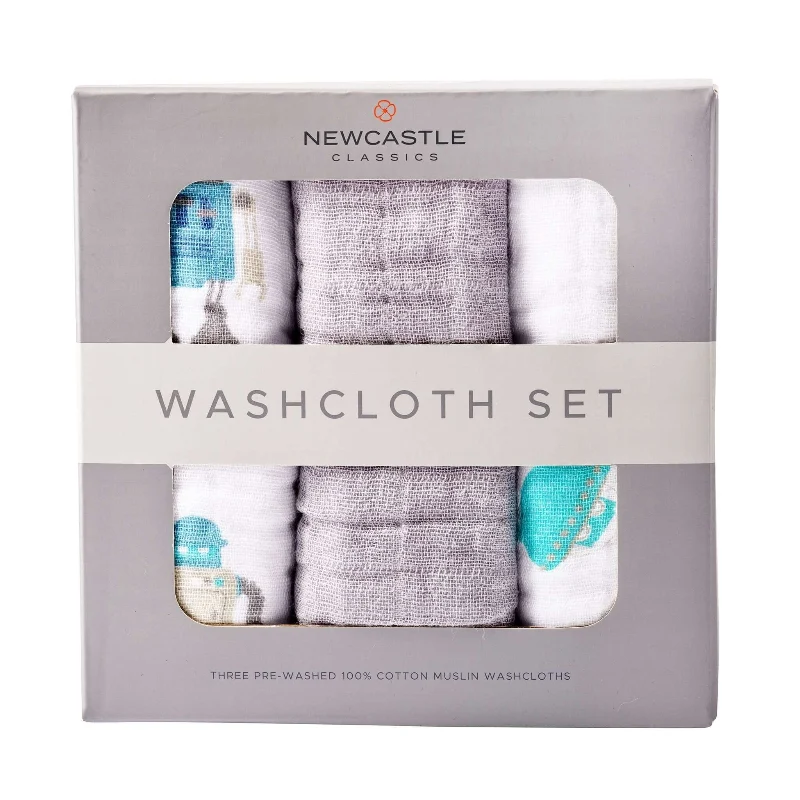 Classic Robot Washcloth Set Elite