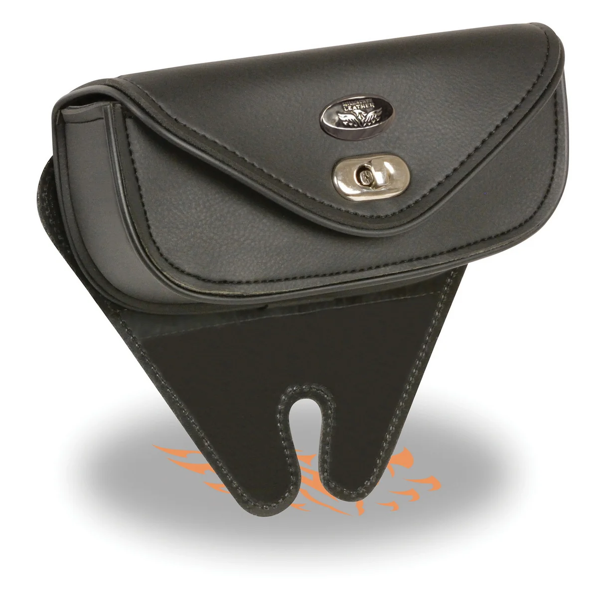 Healthy Milwaukee Performance SH67102 Black Small Single Pocket Windshield Mount Bag with Turn Clasp Safe