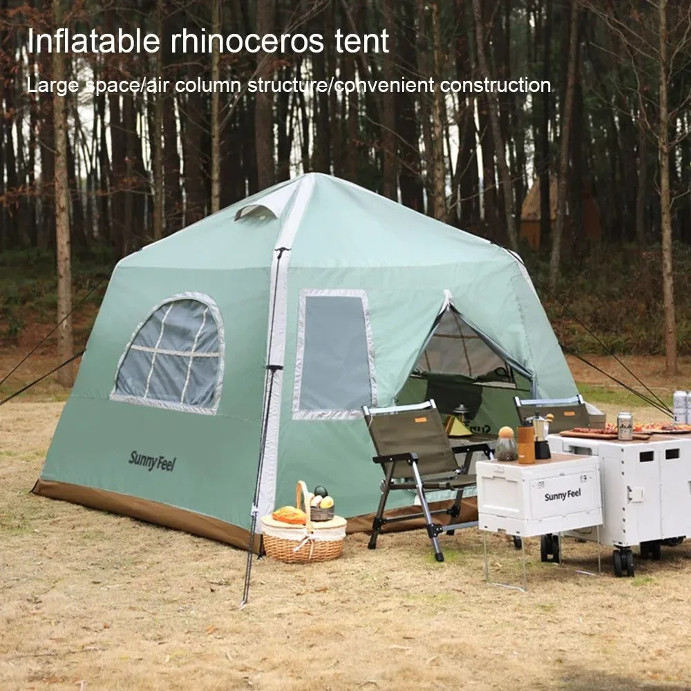 Long-Lasting Oxford Cloth Inflatable Tent Luxury Waterproof Pop-Up Tent for Camping Parties and Outdoor Adventures Efficient