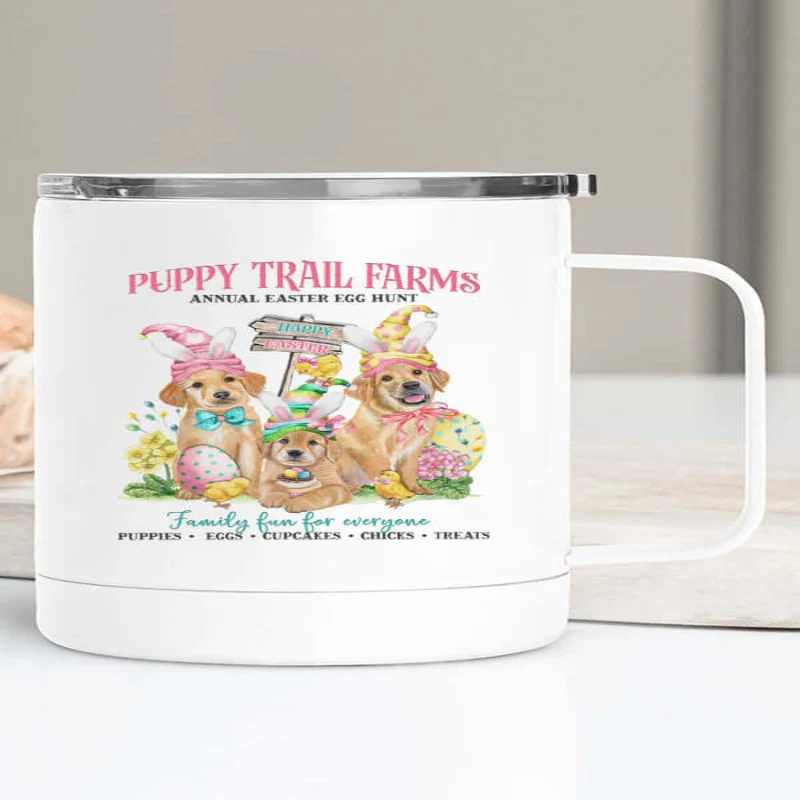 Quality Easter Puppy Travel Cup Reusable