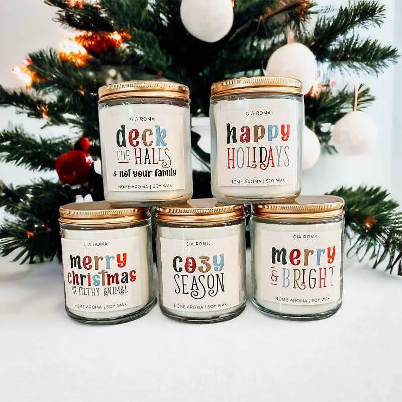 Secure Holiday Sensation Candle Jar Authentic