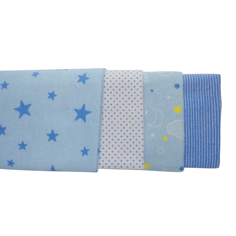 Eco-Friendly Bambini Blue Blanket Set Crafted