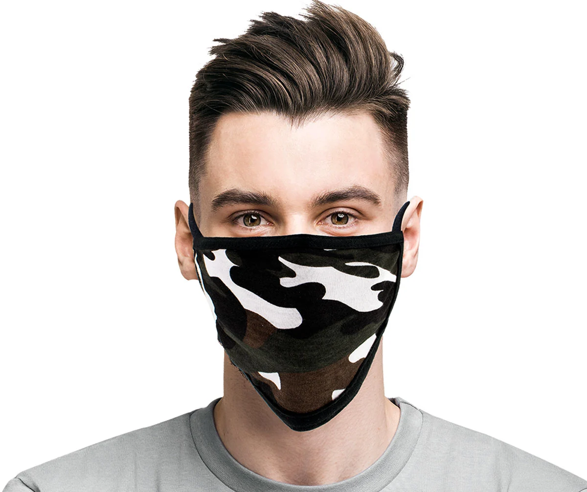 High-Performance Milwaukee Leather Multi-Pack MP7924FM ‘Camouflage Brown’ 100 Cotton Protective Face Mask with Optional Filter Pocket Fast