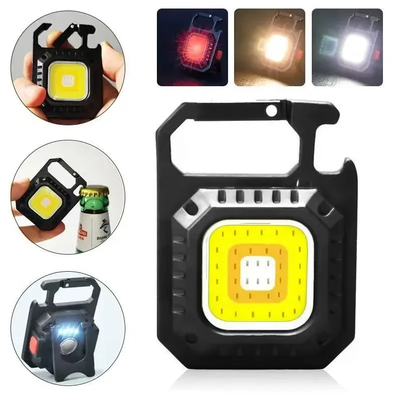 Trusted Mini LED Flashlight Magnetic COB Outdoor Camping Pocket Work Light First-Class