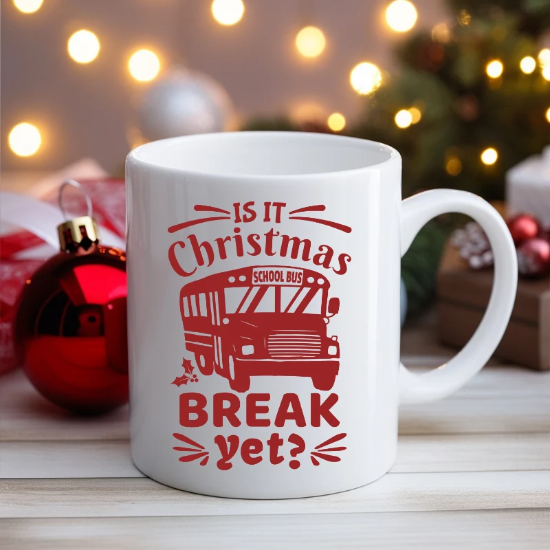 Green Christmas Break Mug First-Class