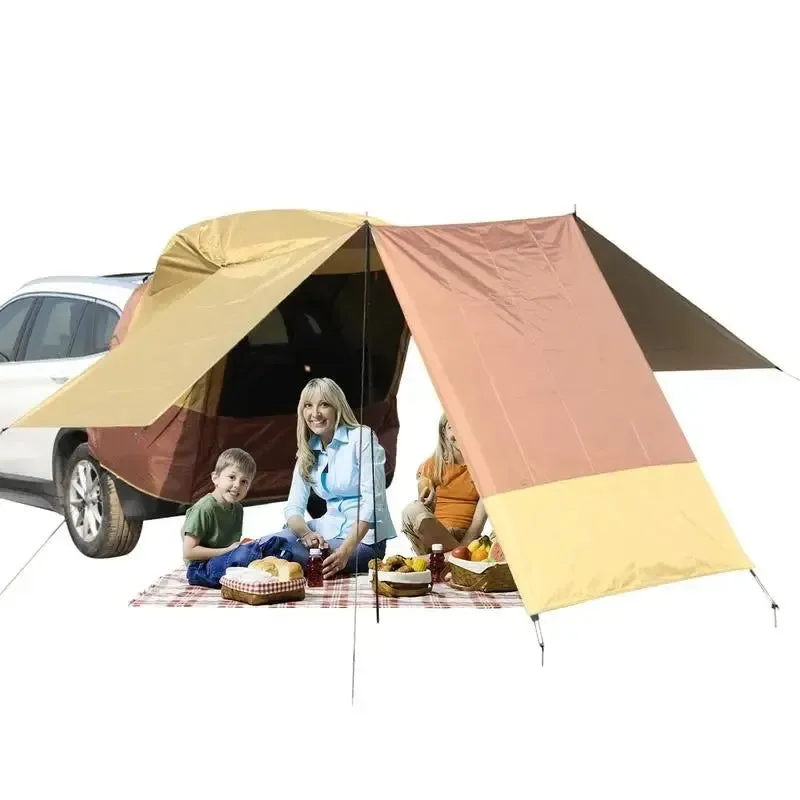 Effective Car Awning Sun Shelter – Portable Waterproof SUV Rear Tent for Camping Tailgate Tent with Quick Automatic Opening Top-Quality