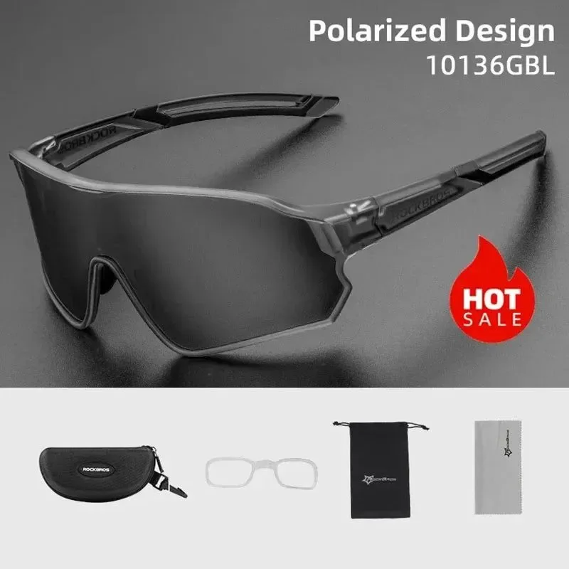 Stylish UV400 Polarized Cycling Sunglasses – Sport Sun Protection for Hiking Camping and Golf Proven