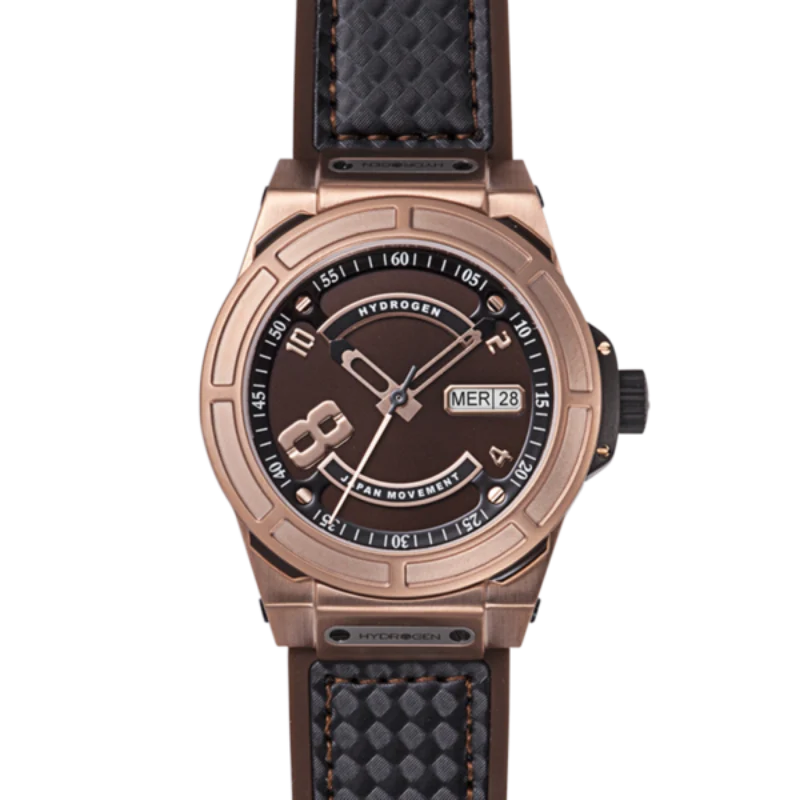 Exclusive Hydrogen Rose Gold Date Dial Watch Elite
