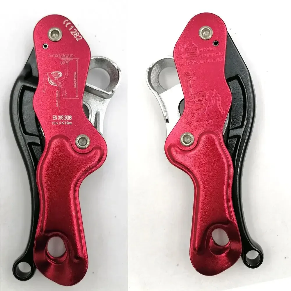 Lightweight Climbing Gear Ascender Descender – 150kg 330lb Belay Devices for 10-12mm Rope Elegant