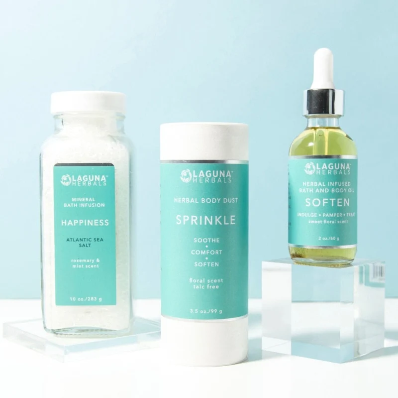 Convenient Laguna Herbals Happiness Bath Set – Your Self-Care Routine Soft