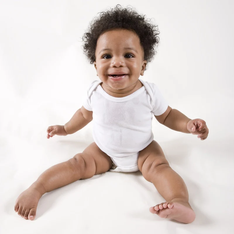 First-Class Bambini Baby Short Sleeve Bodysuit Relaxed