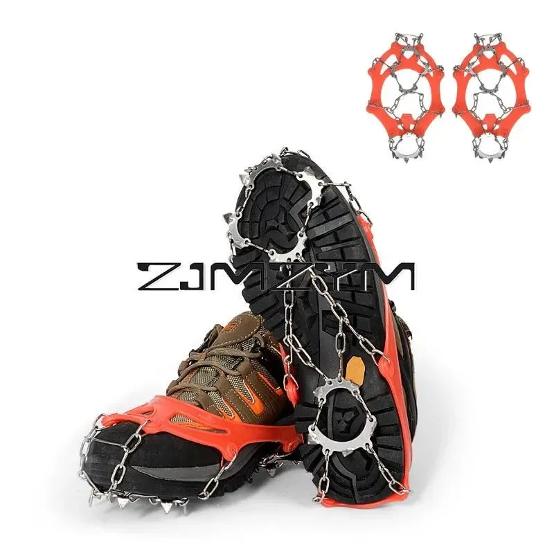 Authentic 13-Teeth Anti-Slip Climbing Crampons – Ice Claws for Winter Hiking and Snow Gripping High-Quality