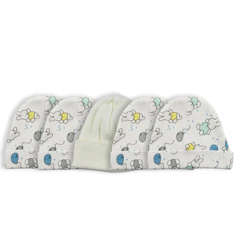 Convenient Baby Printed Beanie Caps Healthy