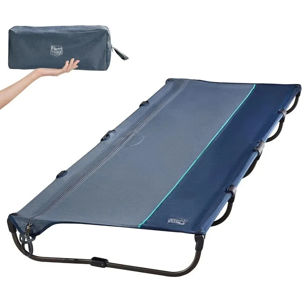 Clean Lightweight Aluminum Camping Cot - Quick Set-Up Folding Cot with Zipper Closure and Portable Carry Bag About this item Easy-to-Use
