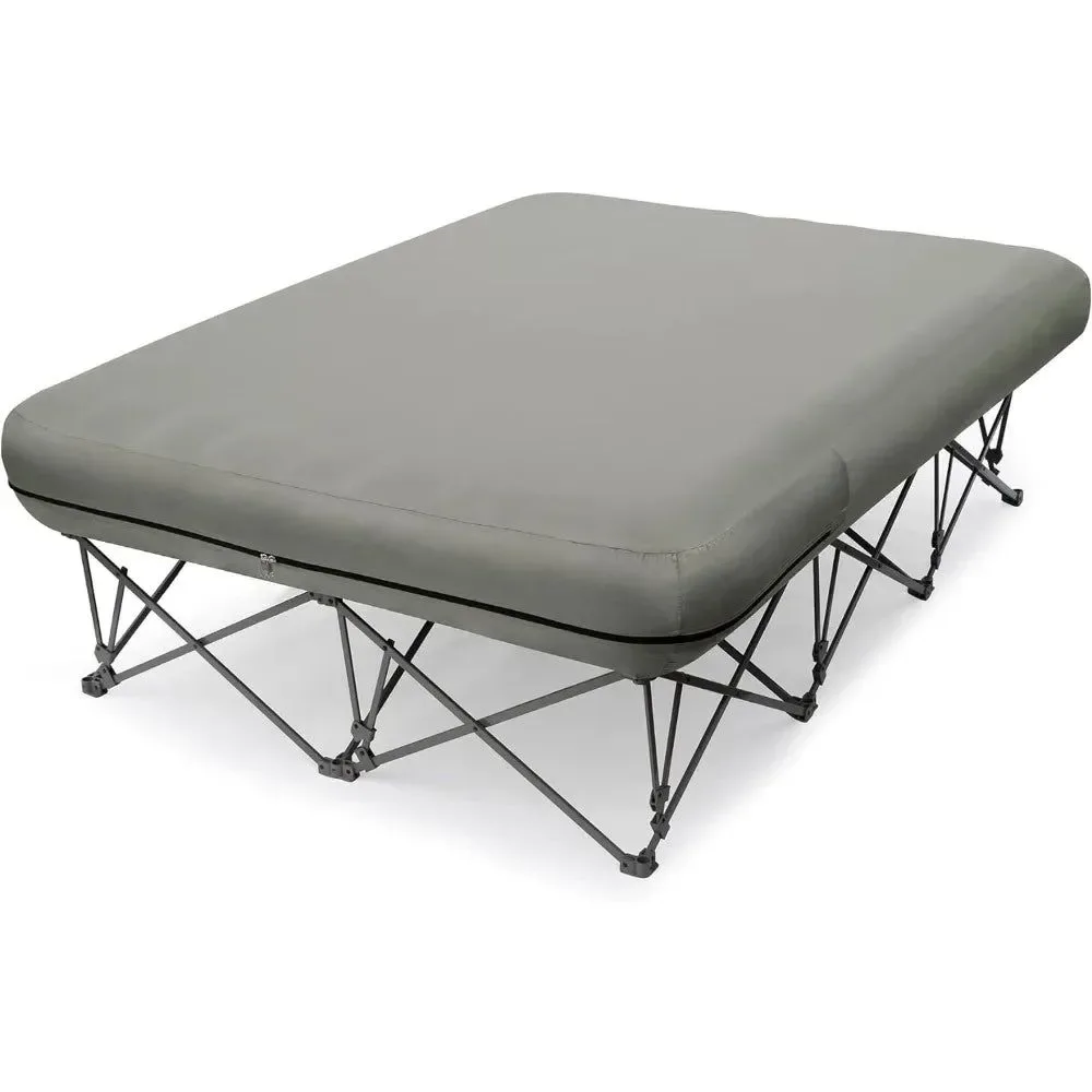 Certified 2-Person Camping Cot with Inflatable Air Mattress – Portable Folding Bed for Outdoor Travel and Beach Vacations About this item Contemporary