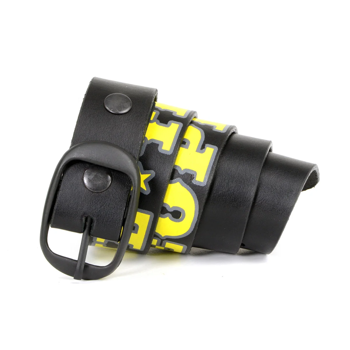 Expertly Made Milwaukee Leather MP7112 Men’s We The People Black Leather Belt w Interchangeable Buckle – 1.5 inches Wide High-Quality