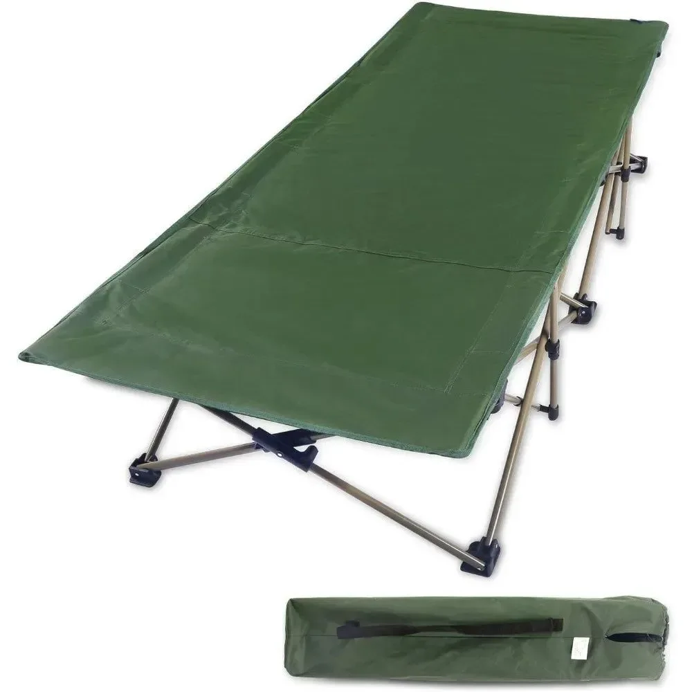 Unique Oversized Camping Cot for Adults 500lbs – Extra Wide and Tall Heavy Duty Portable Sleeping Cot About this item Lightweight
