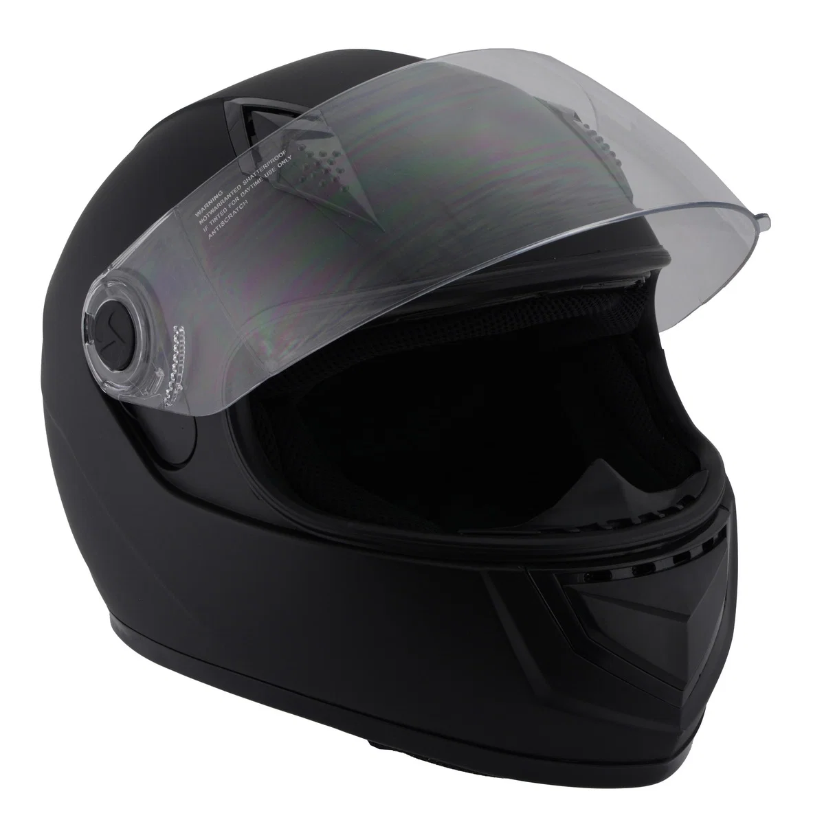 Healthy Milwaukee Performance Helmets MPH9800DOT Velocity Full Face Matte Black Helmet Smart