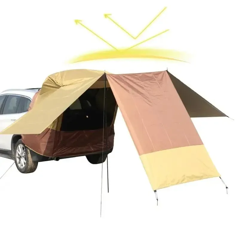 Versatile SUV Tent for Camping – Spacious Waterproof and Portable Outside Shelter Trailer Tent Recyclable