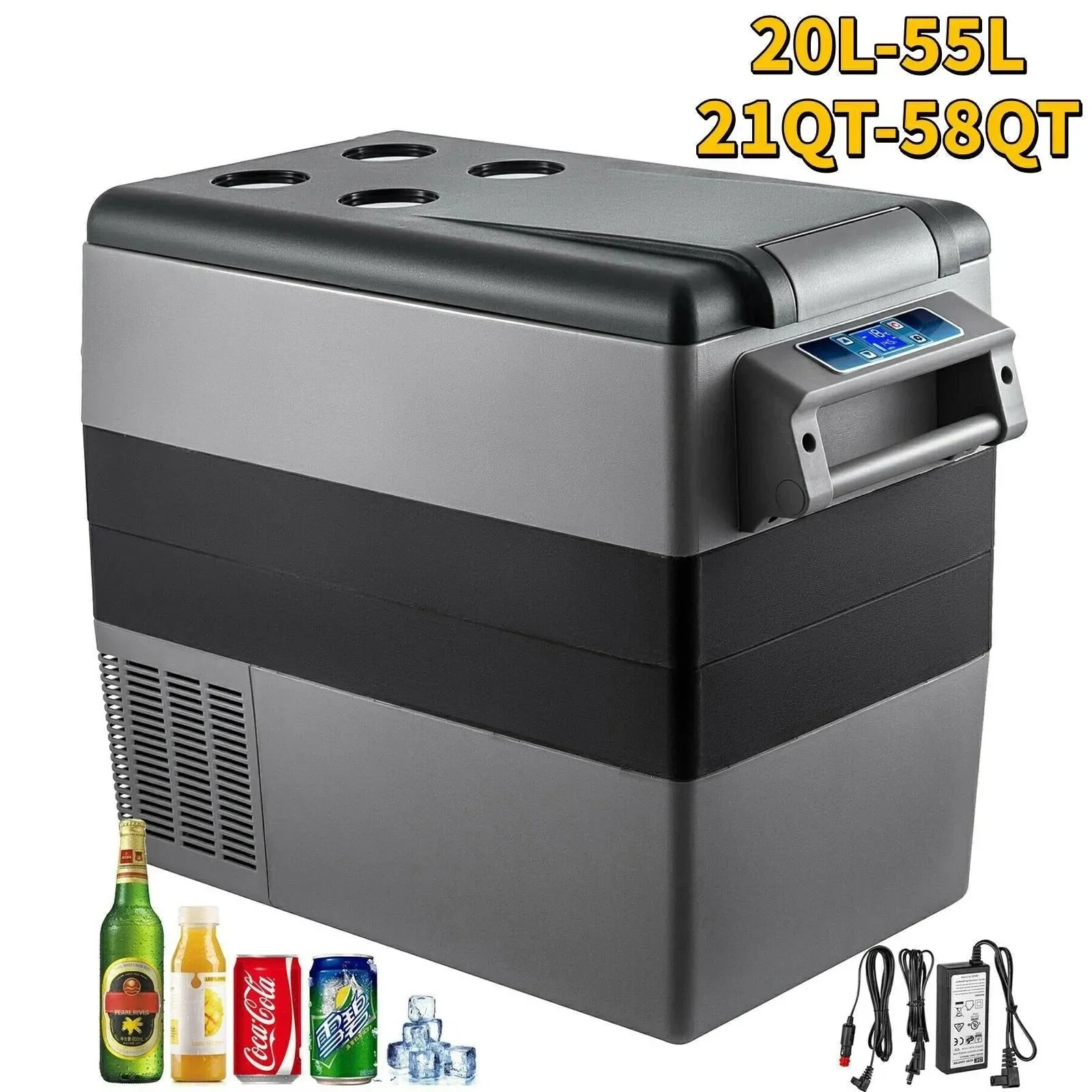 Innovative VEVOR Portable Car Refrigerator – 20L 22L 35L 45L 55L Mini Fridge zer for Camping Professional