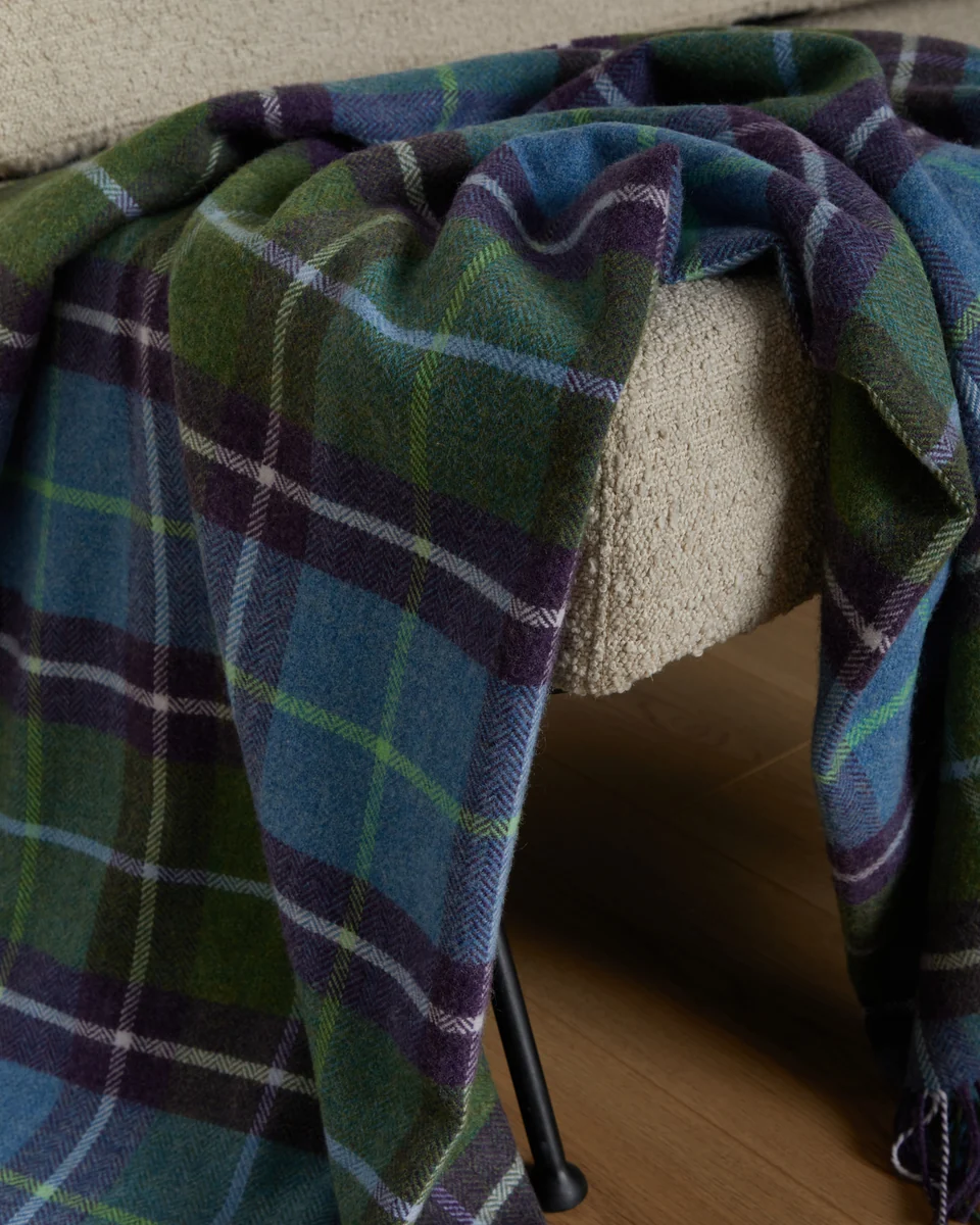 Original Foxford Connemara Lambswool Throw Modern