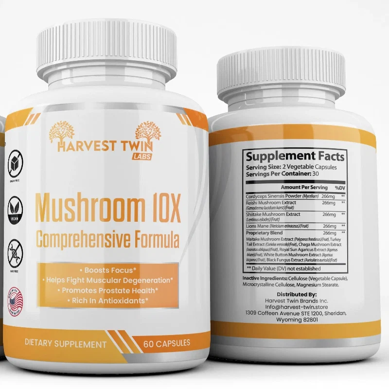 Premium Mushroom Dietary Supplement Flexible