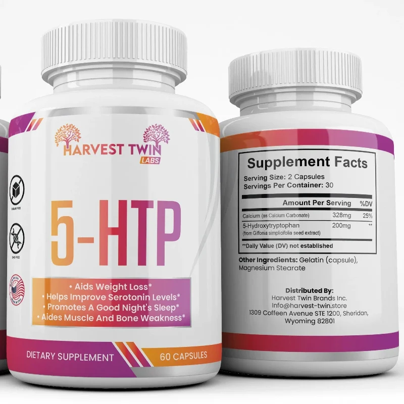 Stylish Harvest Twin Labs 5-HTP Capsules – Mood Sleep Support Formula Secure
