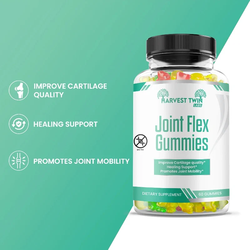Verified Harvest Twin Labs Joint Flex Gummies – Joint Mobility Dietary Supplement 60 Gummies Authentic