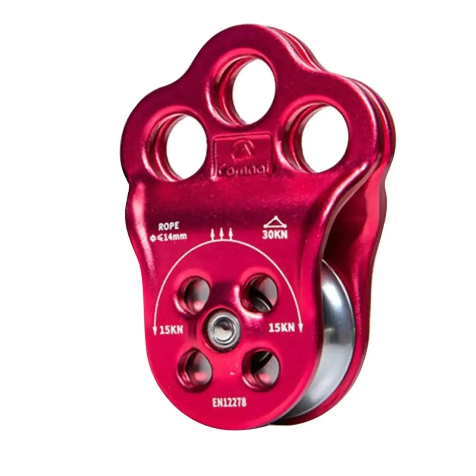 Eco-Friendly 30KN Triple Hitch Climbing Pulley – Heavy-Duty Arborist Rigging Pulley with Ball Bearings World-Class