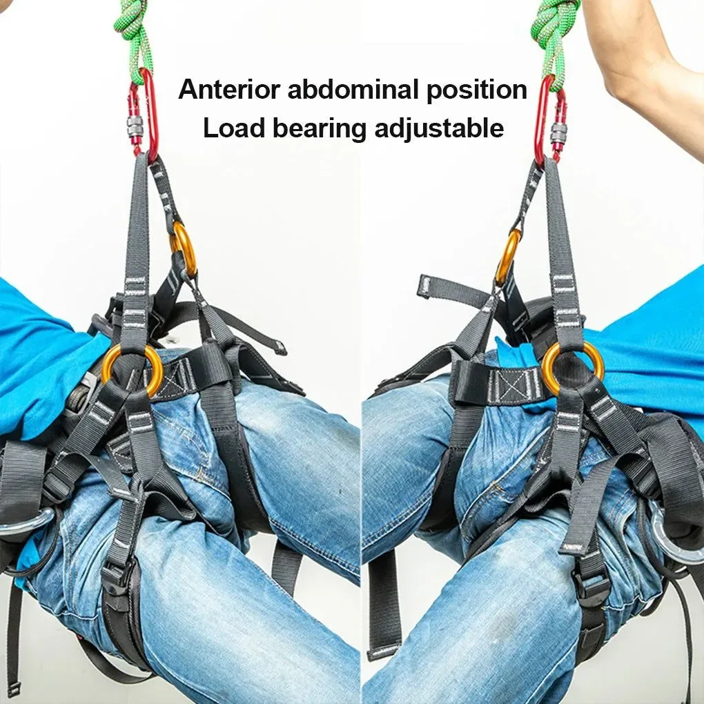Outstanding Professional Climbing Harness – Adjustable Safety Harness for Work Sport Climbing with Fall Protection