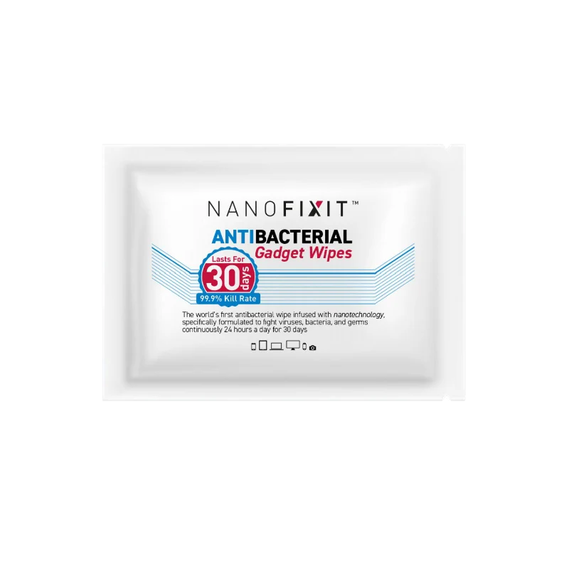 Pure NANOFIXIT Antibacterial Gadget Wipe Surface Protection Cleaning Wipes Genuine