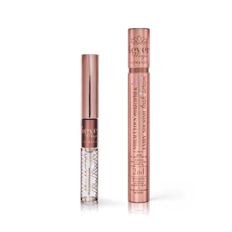 Solid 4ever Cosmetics Miraculous Mascara Fairy Nourish Lash Serum 2 in 1 Luxury