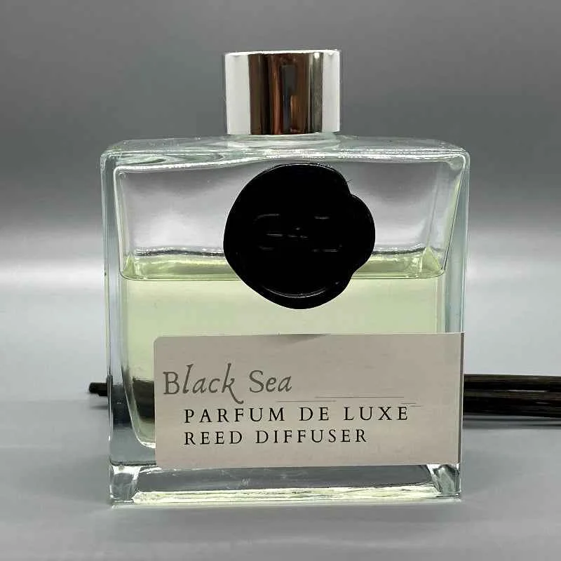 Trendy Black Sea Parfum Reed Diffuser Glass Bottle Efficient
