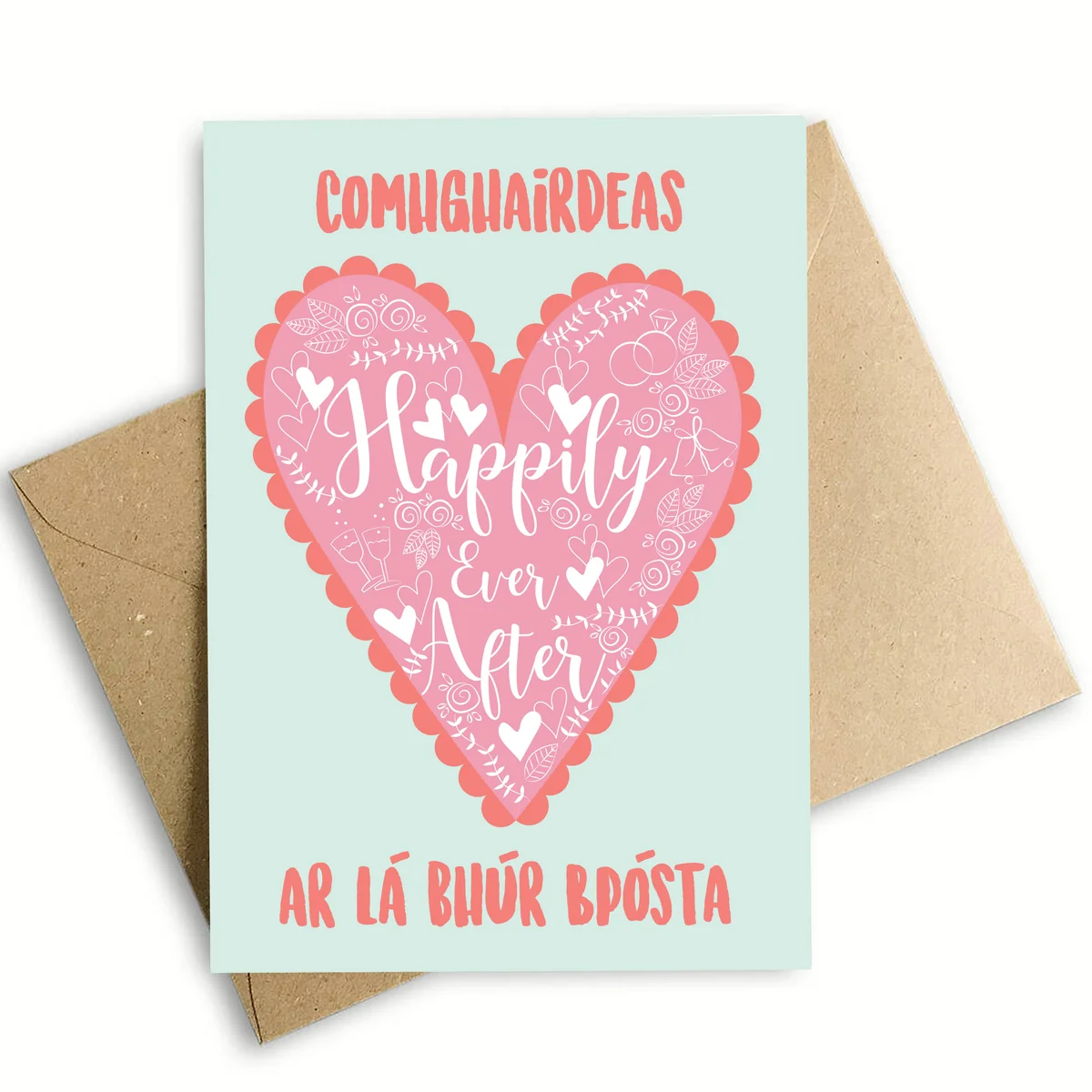 Dependable Happily Ever After Wedding Card Clean