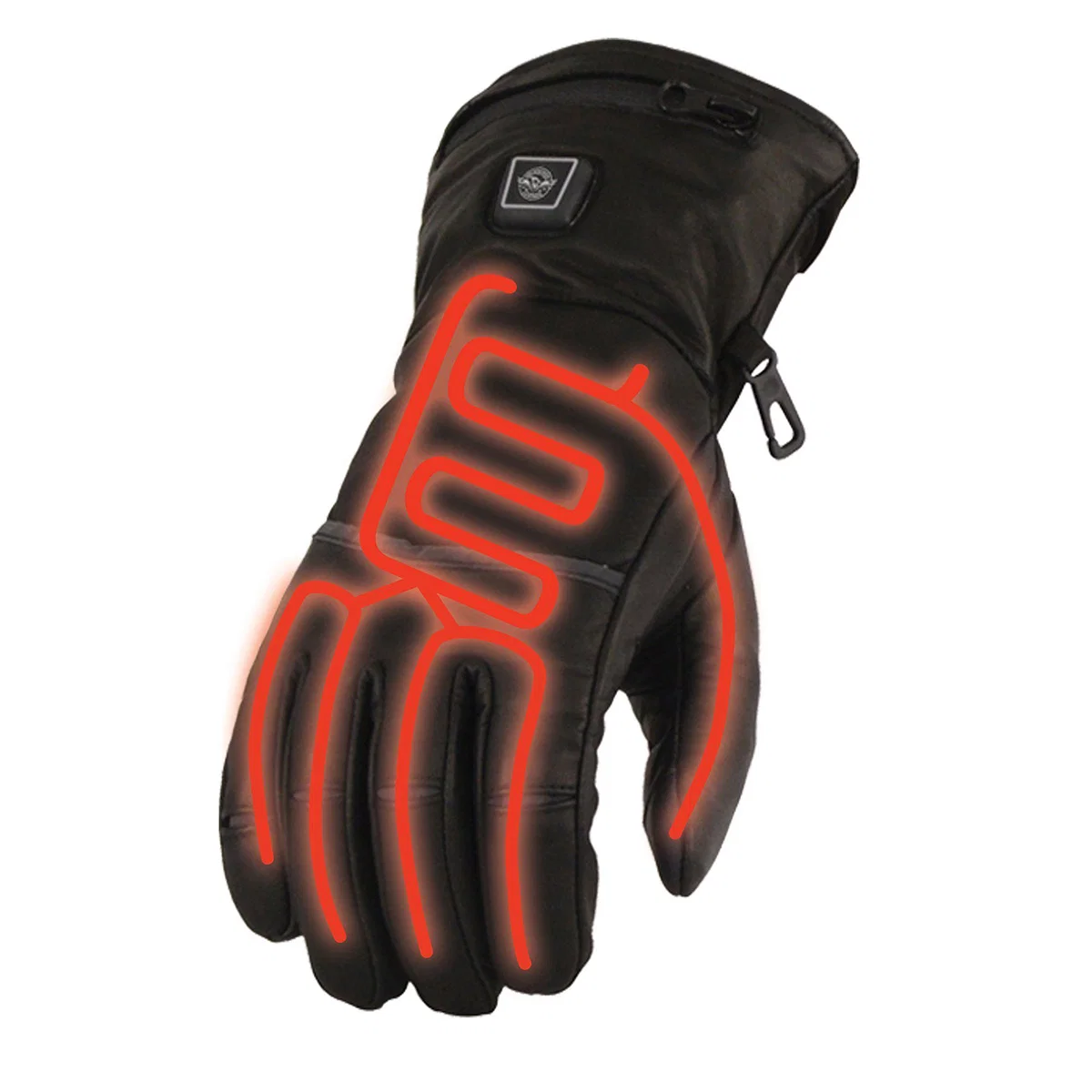 Enhanced Milwaukee Leather MG7513 Men’s Black Heated Gauntlet Waterproof Winter Gloves with i-Touch Carefully Designed