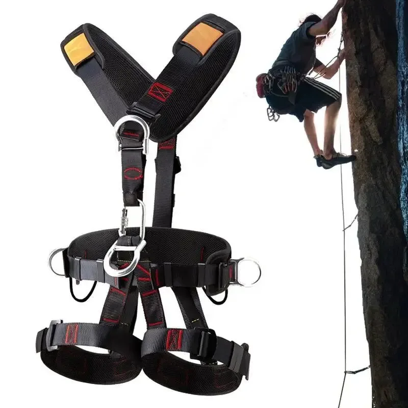High-Grade 5-Point Safety Harness – Adjustable Fall Protection Kit for Climbing Construction Top-Quality